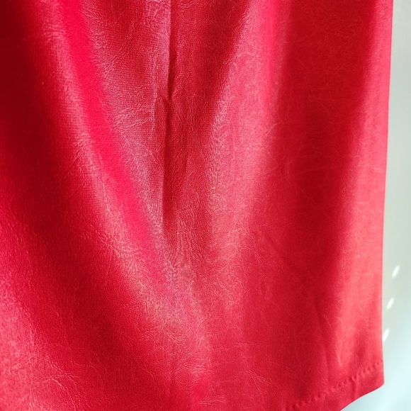 J. Andrews vintage red 2 piece set women's 5/6 blazer and skirt - Picture 7 of 10